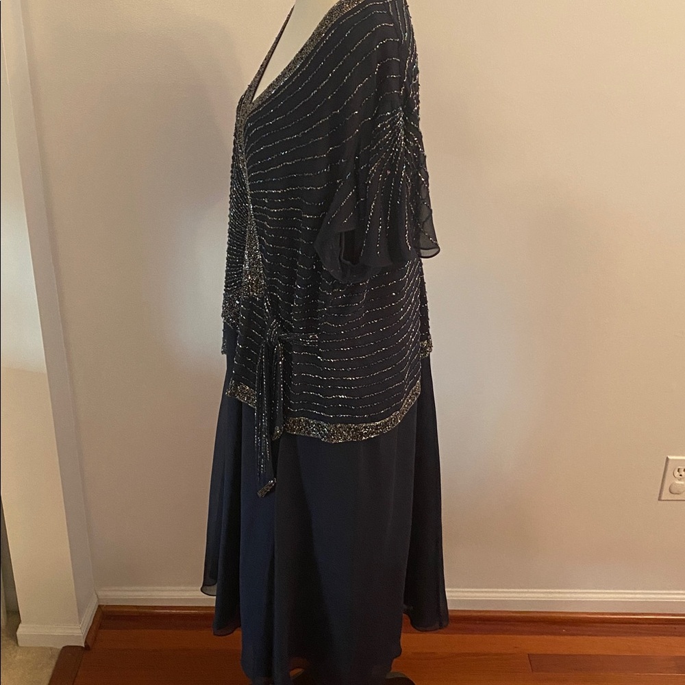 JKARA size 20W special occasion dress beaded Excellent condition - Picture 8 of 13